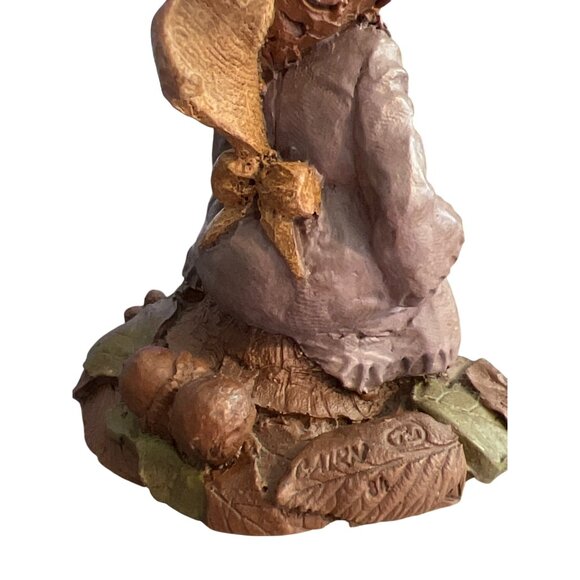 Vintage Tom Clark Jennie Gnome Sitting on Turtle 1983 Numbered 81 Estate 3.5" - Picture 4 of 5